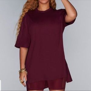 Adidas x Ivy Park Tee Maroon
